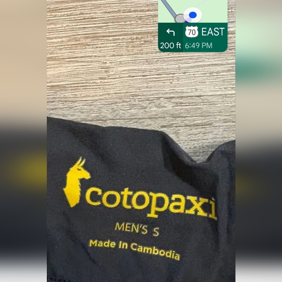 Cotopaxi Men’s Athletic Shorts Black Yellow Drawstring Logo Size S - Picture 3 of 3